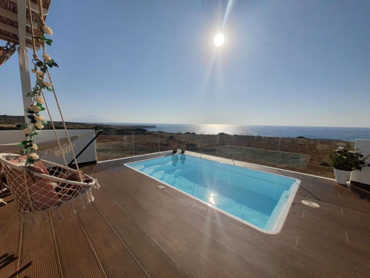 Tramonto Luxury Villa No1- Breathtaking Sunset View Фойникион Экстерьер фото