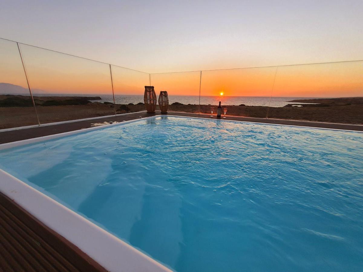 Tramonto Luxury Villa No1- Breathtaking Sunset View Фойникион Экстерьер фото