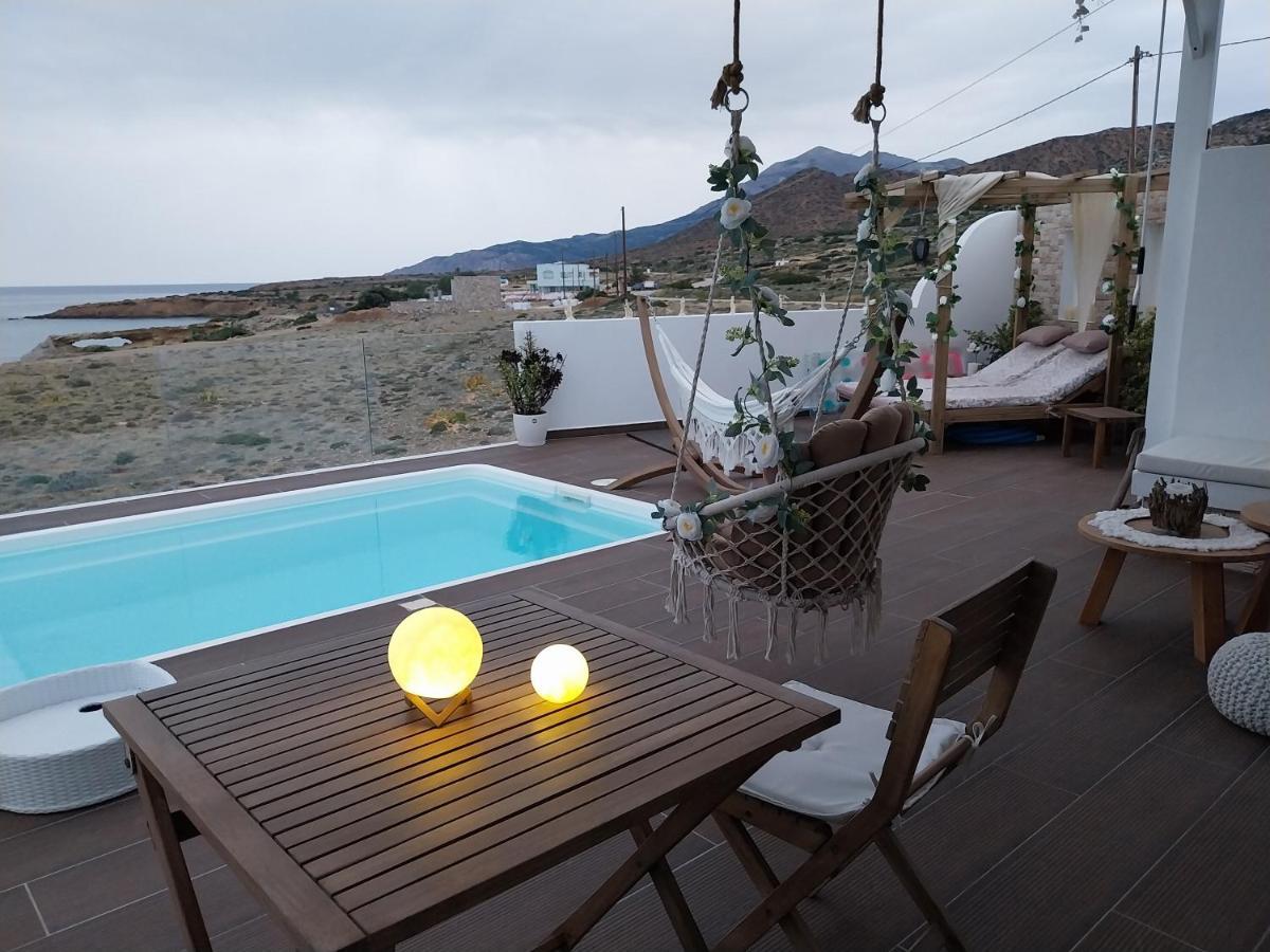 Tramonto Luxury Villa No1- Breathtaking Sunset View Фойникион Экстерьер фото